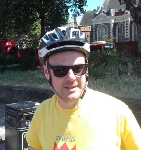 Dan by the river Thames