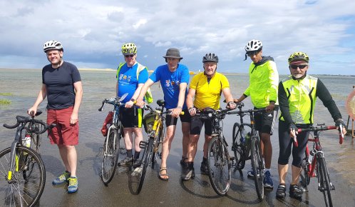 We're at Holy Island We're at Holy Island