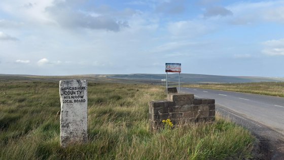 Entering Yorkshire at last